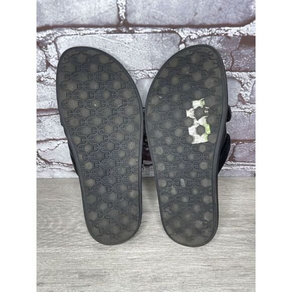 Sam Edelman Vaugn Black Leather Braid Casual Slides Sandals Women Sz 7M US/38EU - Picture 9 of 16